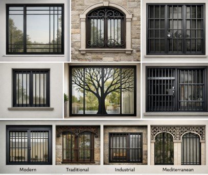Modern Window Grill Design